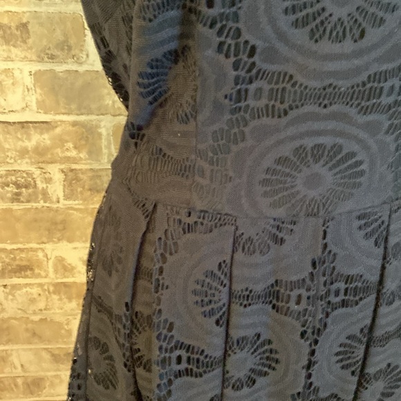 New York & Company sleeveless party dress. Size 4. Black with lace overlay. - Picture 9 of 16